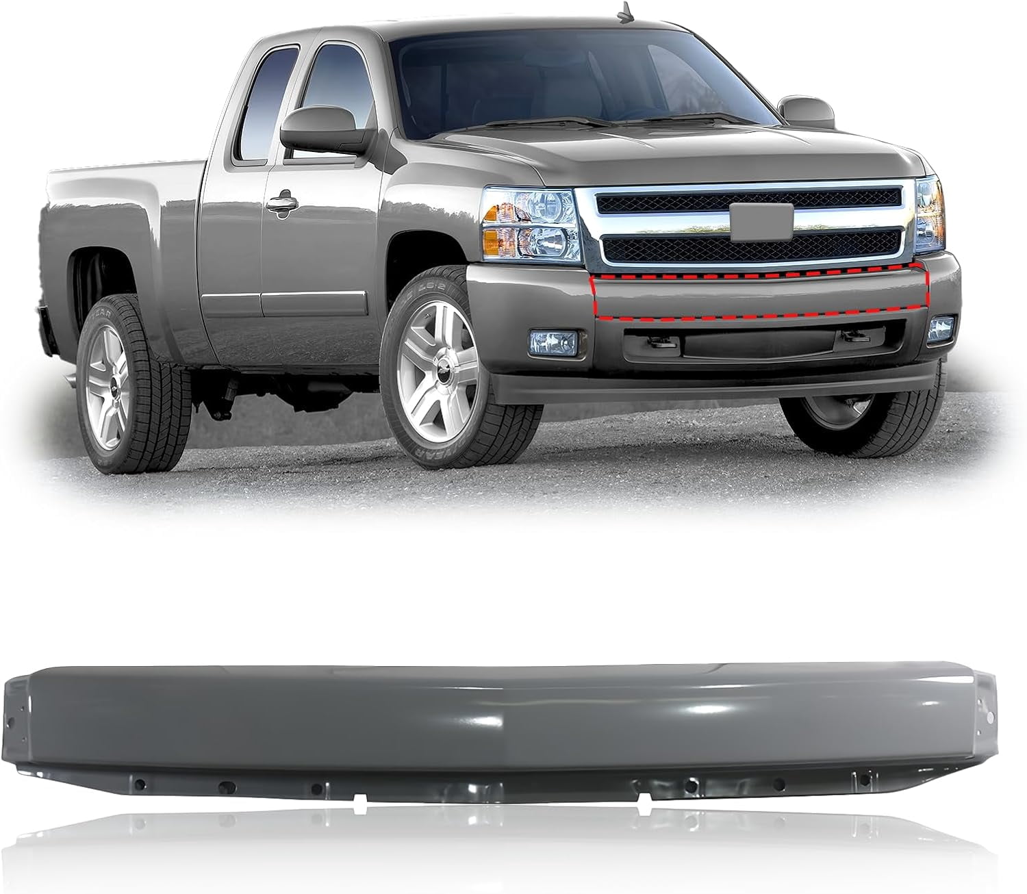 Replacement Front Bumper Spoiler Compatible With 2010-2015 Toyota Prius - Aftermarket Part TO1093124
