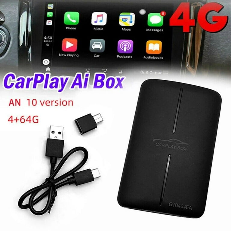 CarPlay AI Box The Magic Box Wireless Android Auto Multimedia Android 10  8Core 
