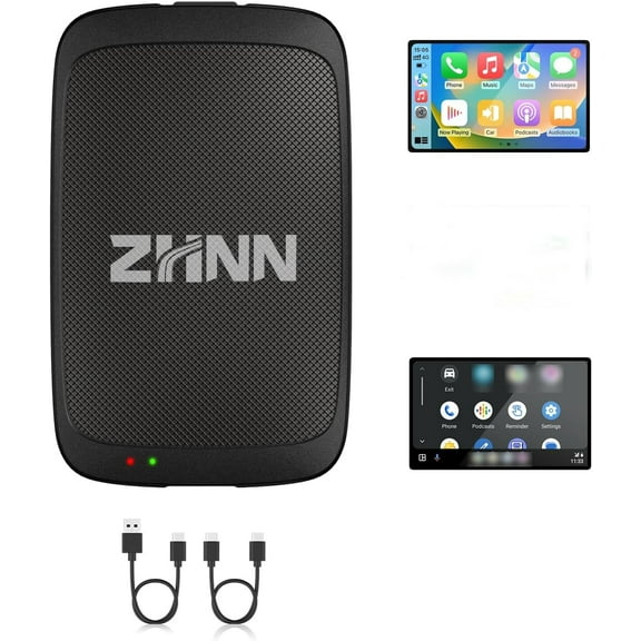 CarPlay AI Box for Factory Wired CarPlay Car with Wireless CarPlay/Android Auto Stream Videos to Your Car, Support TF Card