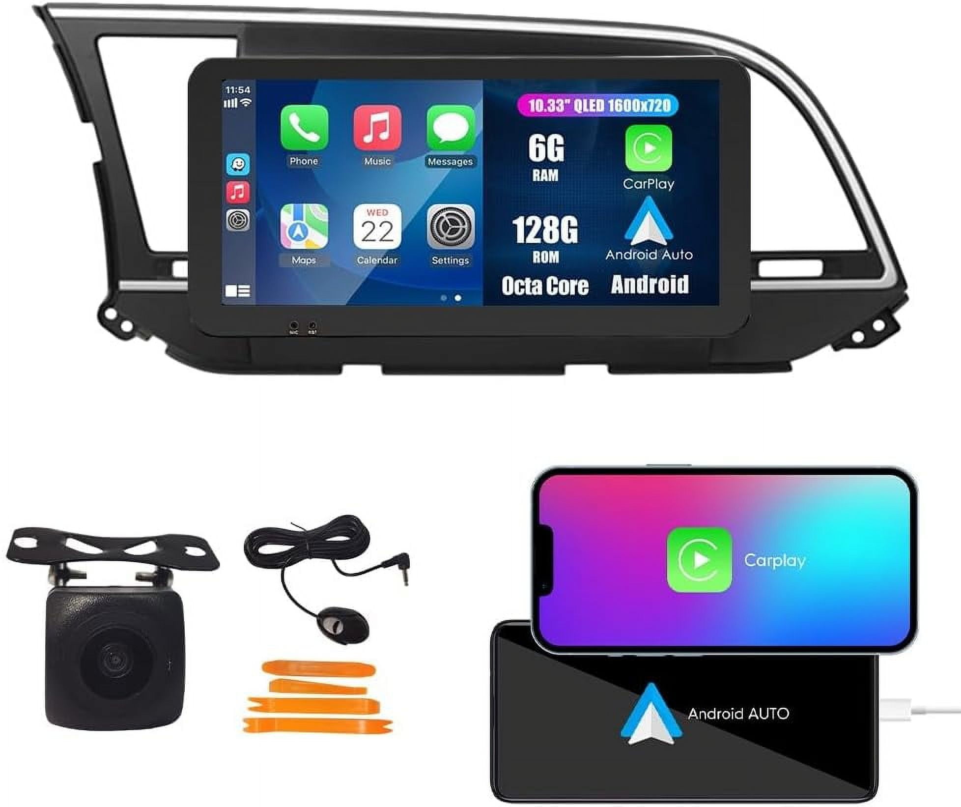 CarPlay Android Auto Navigation Stereo GPS Radio Reverse Camera Display