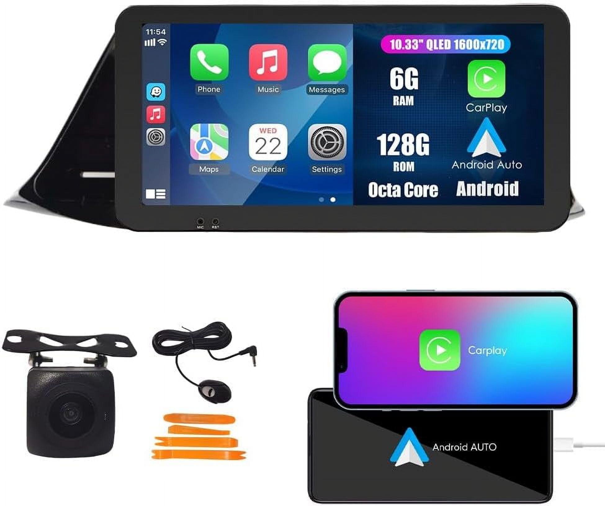 CarPlay Android Auto Navigation Stereo GPS Radio Reverse Camera Display