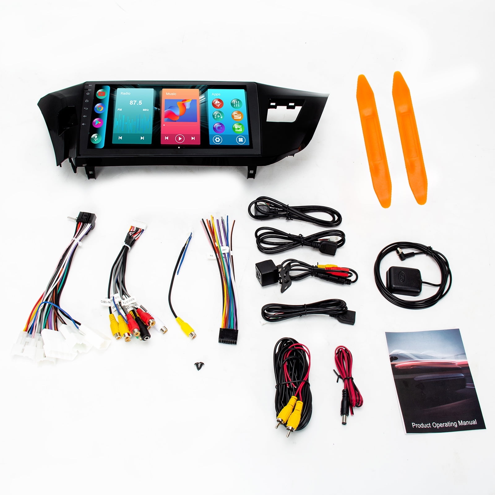 For Toyota Corolla 2014-2016 CarPlay 10" Android 12 Car Radio Stereo GPS Navi 2+32GB