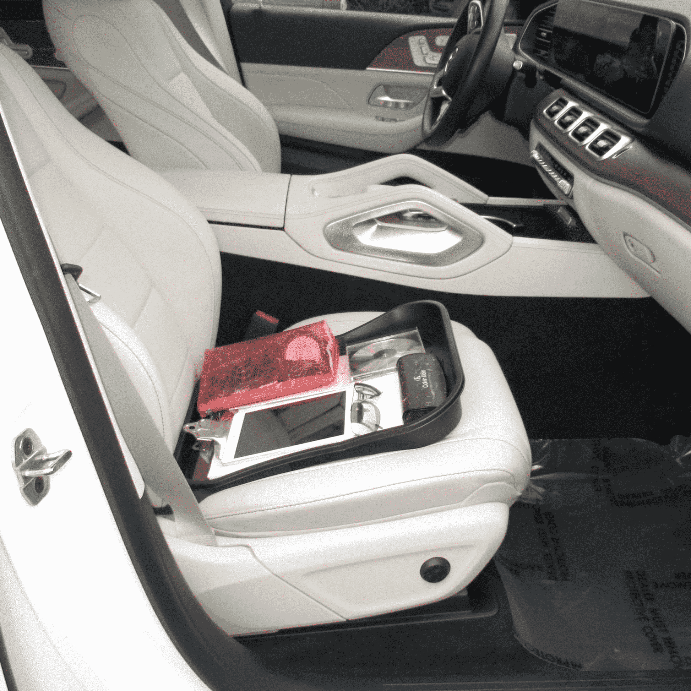 CarSeat Tray+ Car Interior Tray, Clutter Catcher, 17" x 15" x 2.25", 1 Pack