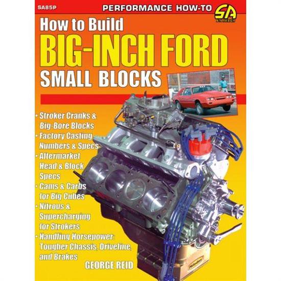 CarTech SA85P How To Build Big-Inch Ford Small Blocks, Book