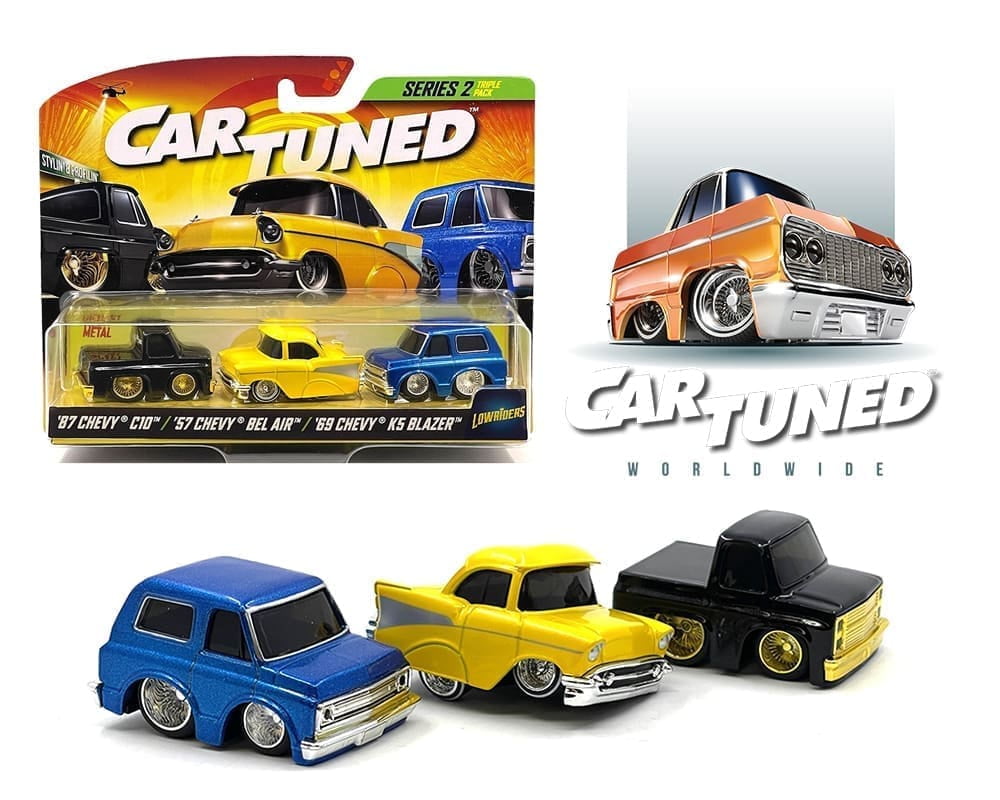 CarTuned 1:64 Lowriders Series 2 Stylin' & Profilin' 3 Pack 2024