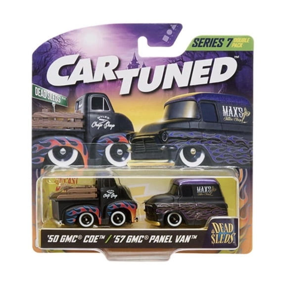 CarTuned 1950 GMC COE & 1957 GMC Panel Van Dead Sleds Series 7 2 Pack