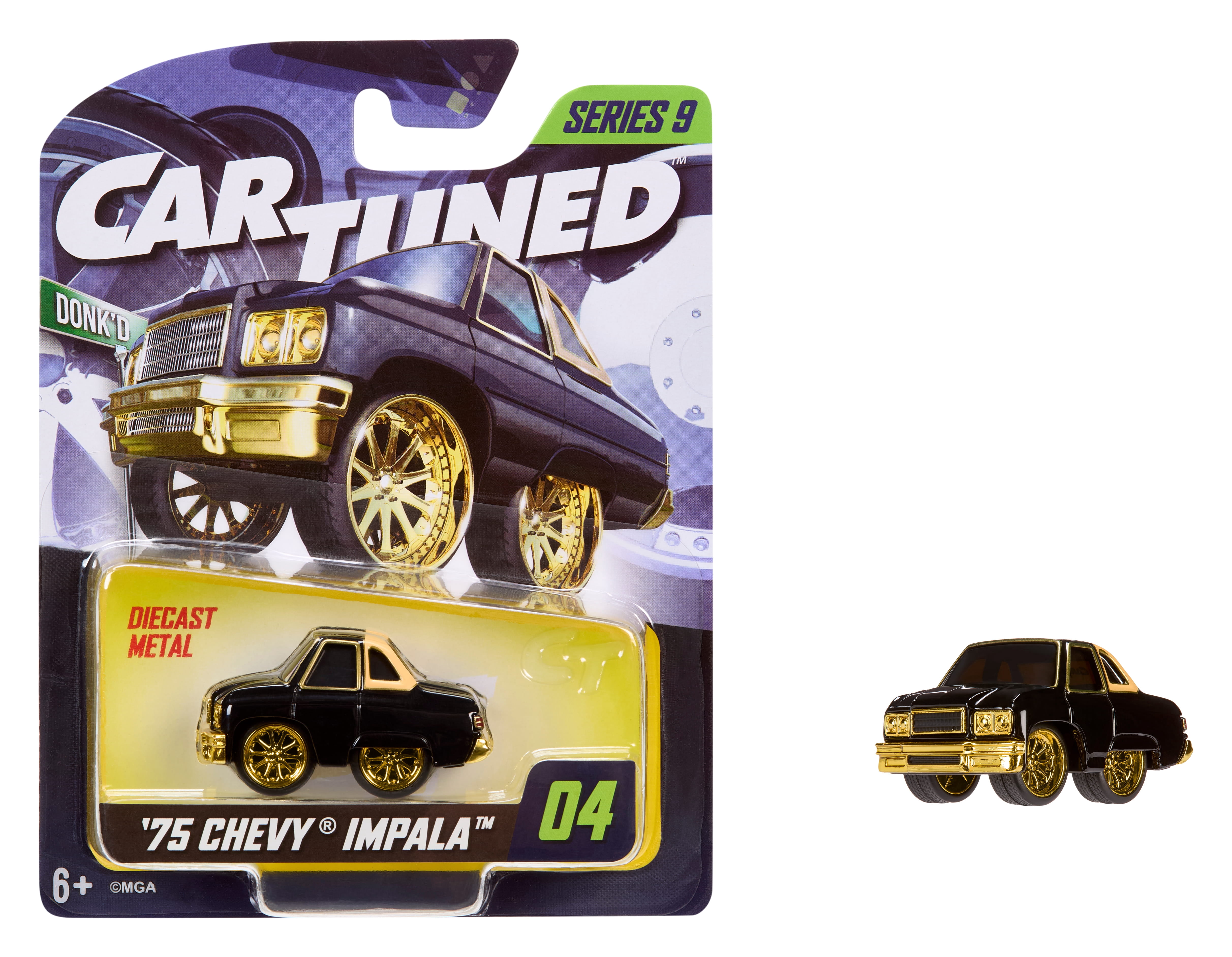 CarTuned Mainline Series 9 - 1975 Chevy Impala (DONK'D) - Walmart.com
