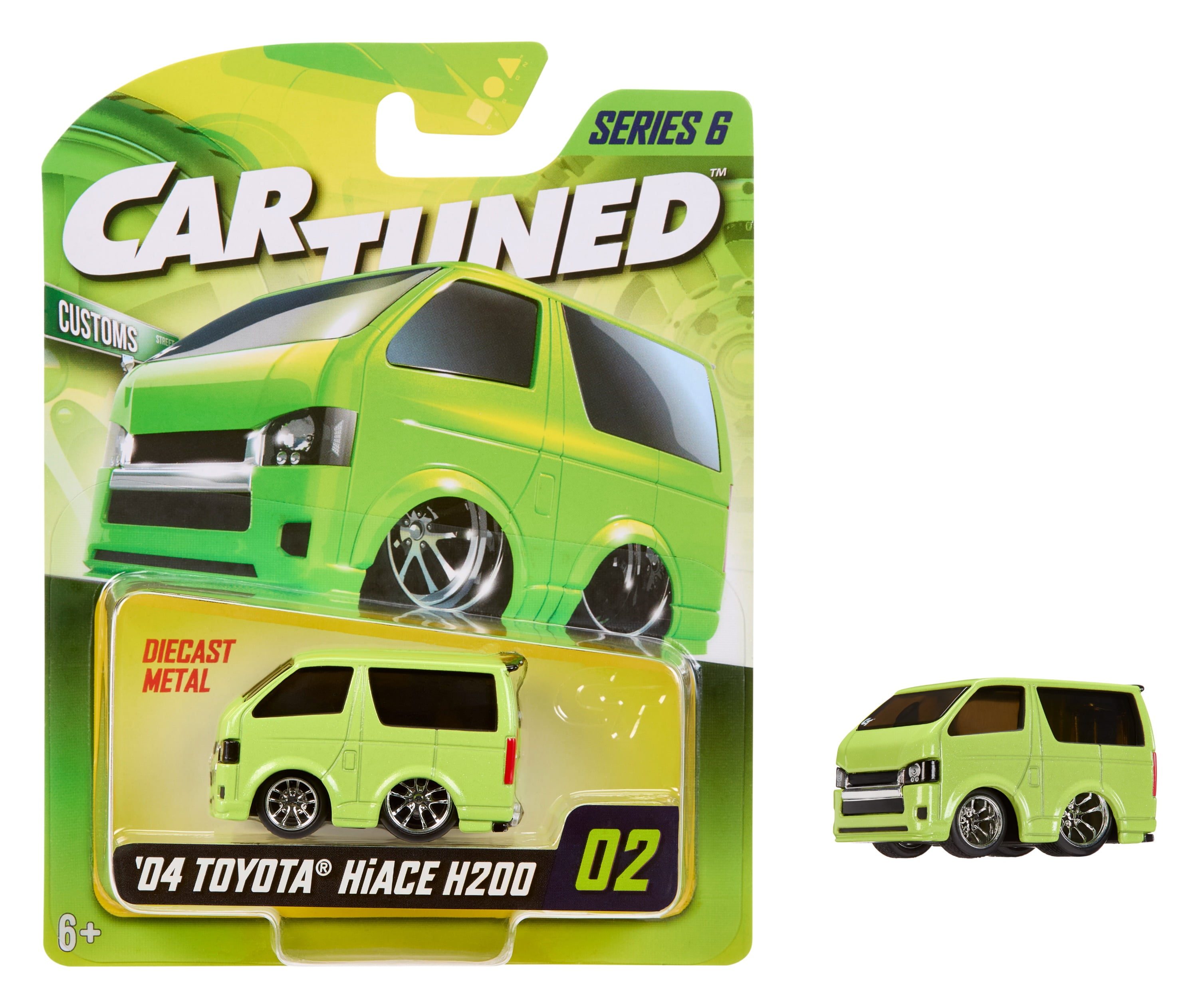 CAR TUNED トヨタ ミニカー コレクション 6点 CarTuned Series 6 - 2004 Toyota HiACE H200 (Custom) - Walmart.com