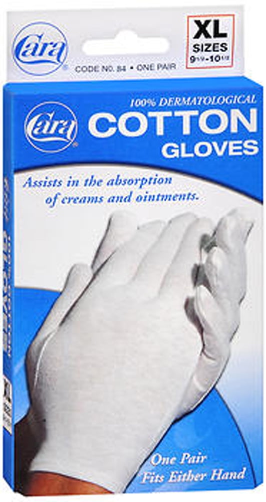 Cara 100% guantes de algodón dermatológico, XL Uruguay