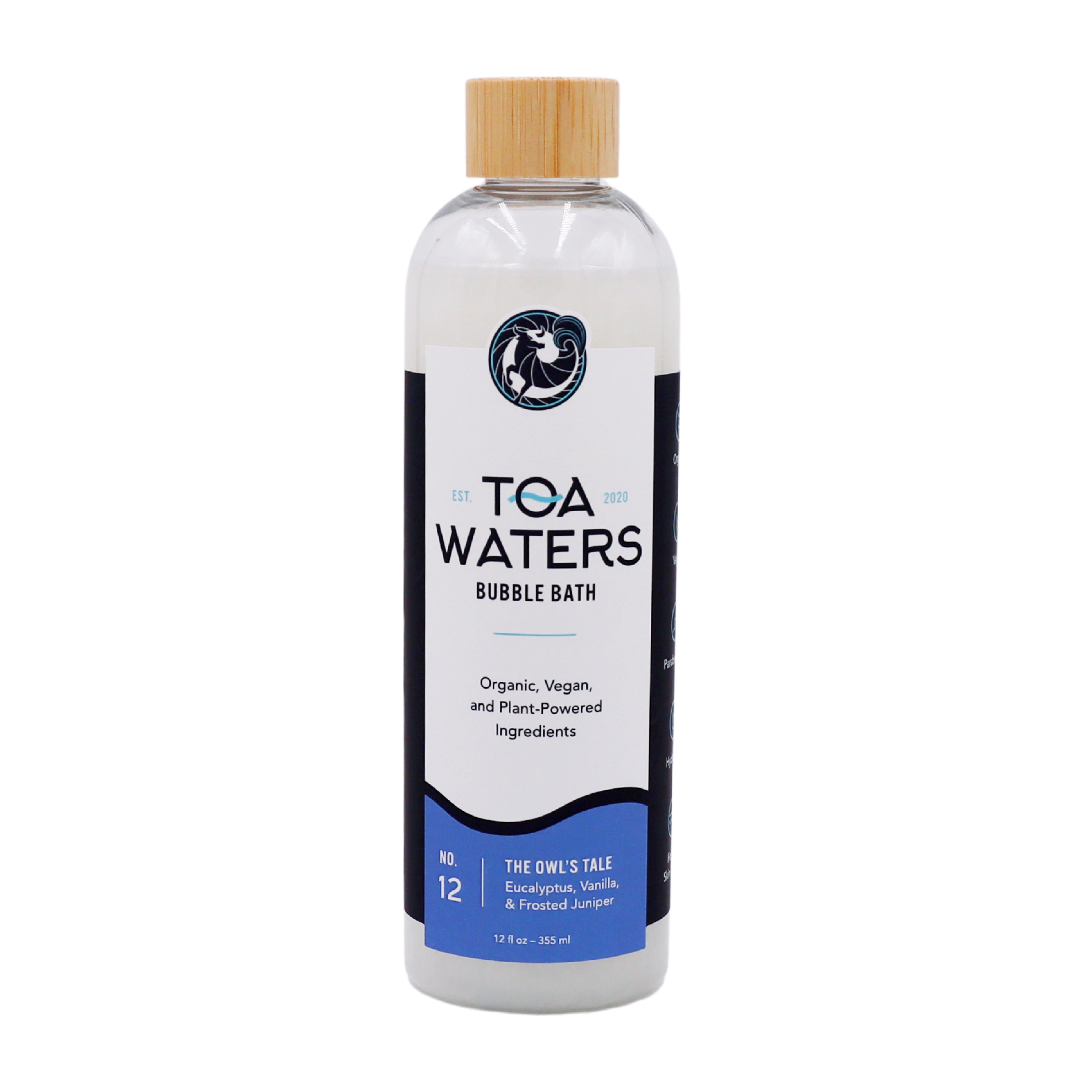 The Owl's Tale Bubble Bath - Eucalyptus, Vanilla, and Frosted Juniper