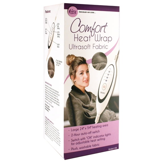Cara Comfort Heat Wrap, Ultrasoft Fabric, 24" x 54"