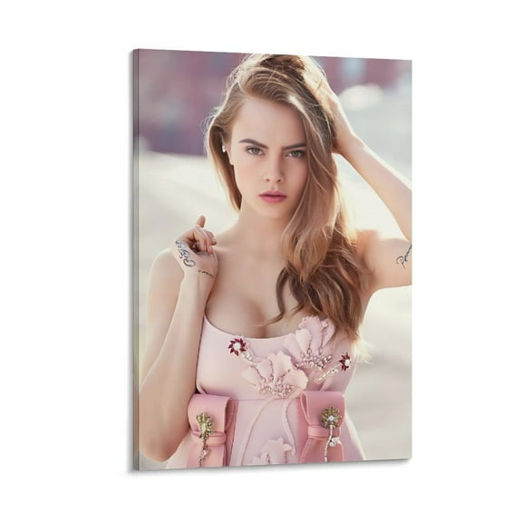 Cara Delevingne Art Sexy Actress Sexy Buttocks Poster Posters Wall Art Painting Canvas Gift Living Room Prints Bedroom Decor Poster Artworks 12x18inch(30x45cm)