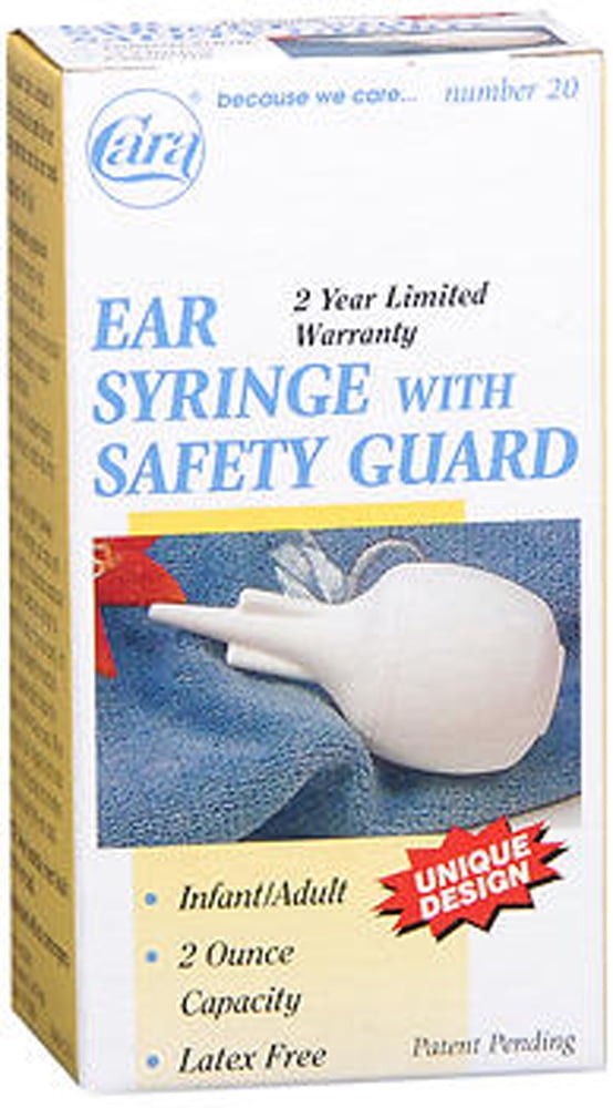 Cara Ear Syringe With Safety Guard 1 ct