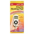 thumbnail image 1 of Cara King Size Moist/Dry LCD Heating Pad, Blue, 1 of 9