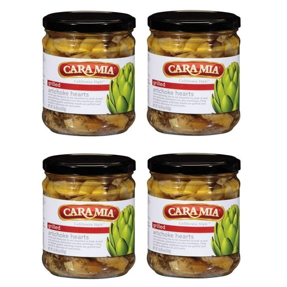 Cara Mia Grilled Artichoke Hearts - Four (4) Pack - 14.45 oz