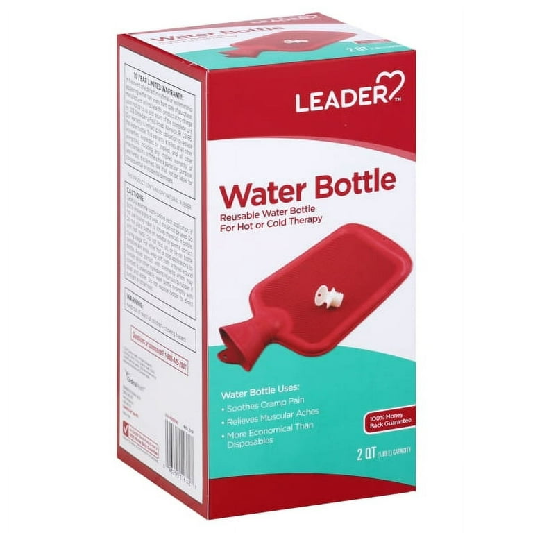 Red Reusable Water Bottle - 2 Quart