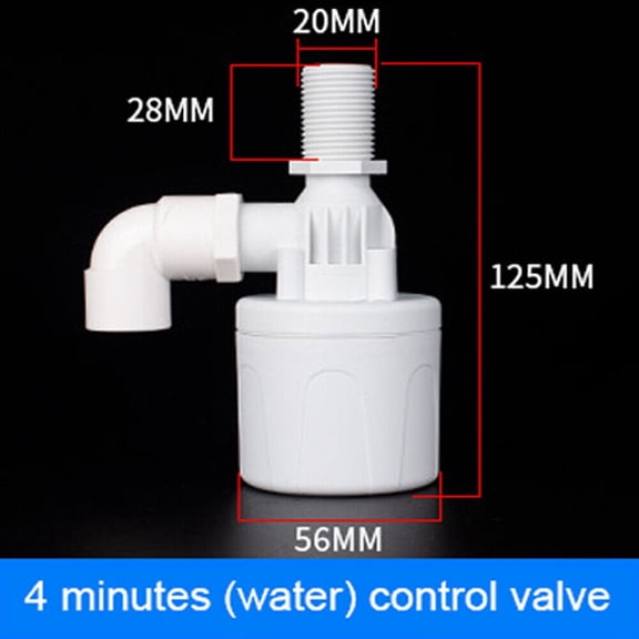 CaraMart 1/2in Automatic Water Level Control Valve for Pools, Water Towers, and More -