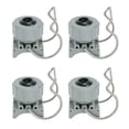 thumbnail image 1 of CaraMart 1/4 Inch Adjustable Ball Clip Nozzle 4Pcs for Fan or Cone Spray in Irrigation, 1 of 9