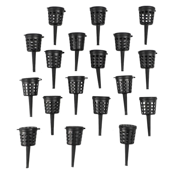 CaraMart 100PCS Plant Fertilizer Baskets with Lids for Enhanced Nutrient Management