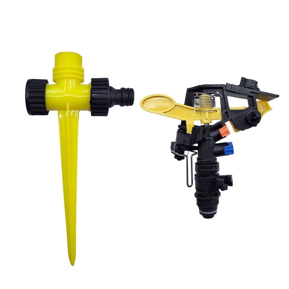 CaraMart 12*11.5*5cm Rotating Sprinkler Sprinkler Efficient Watering Customizable Watering Radius Easy Installation Quick Screw-on Design