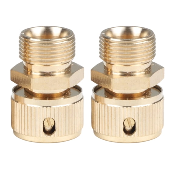 CaraMart 2pcs Copper External Thread 22*1.5 Joint Cleaning Machine Water Pipe Joint For Home Garden Accessory In Stock Wholesale