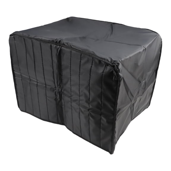 CaraMart 3-Layer Window AC Cover Black: Windproof, -Proof & Easy Fit!