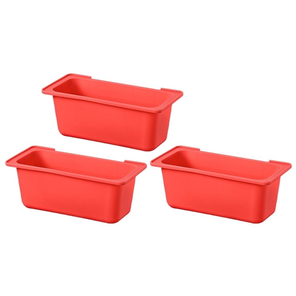 CaraMart 3 Pack Oil Drain Box Inner Tank Grease Drip Tray Grill Collector Drain Box
