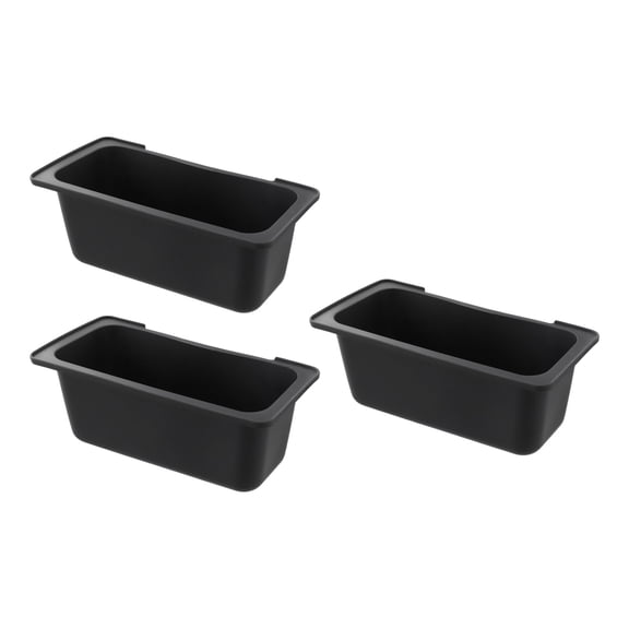 CaraMart 3 Pack Oil Drain Box Inner Tank Grease Drip Tray Grill Collector Drain Box