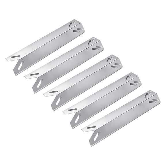 CaraMart 5 pcs Heat Plate for Gas Grills For 2556 2456 Stainless Steel Replacement