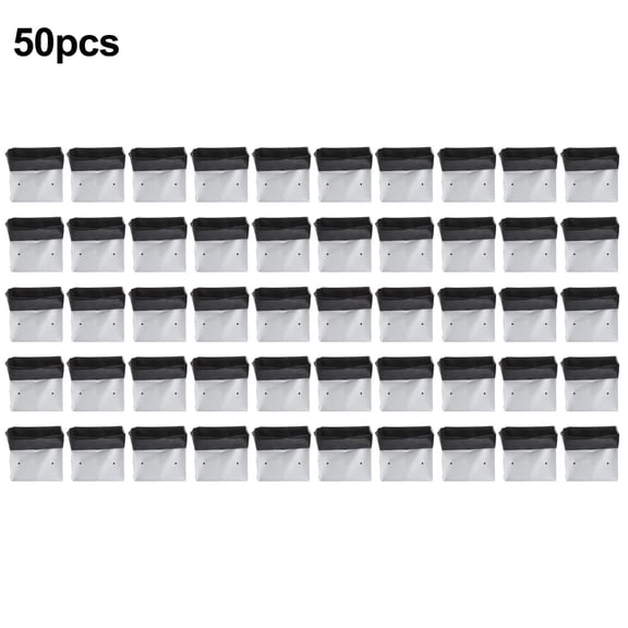 CaraMart 50-pack square grow bags: for durable film for plants to thrive