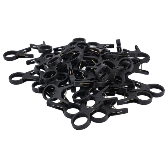 CaraMart 50PCS Plant Grafting Clip Plastic Gardening Tool For Cucumber Eggplant Watermelon, Round Mouth Flat Mouth Anti-fall Clamp