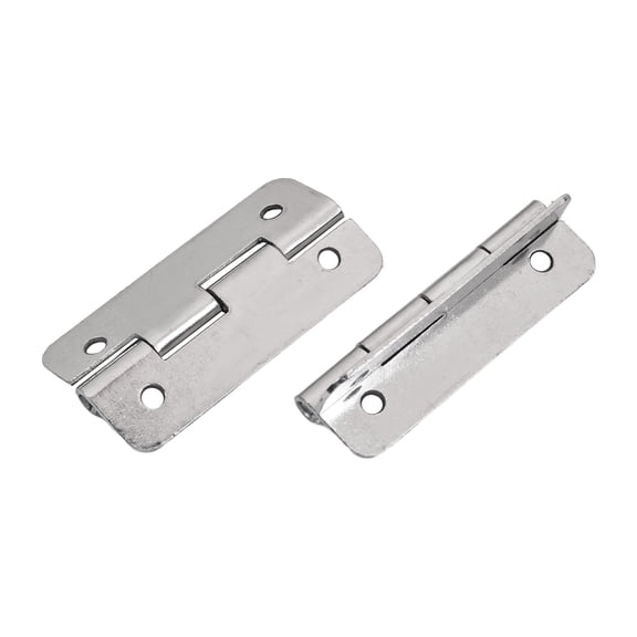 CaraMart 6pcs Refrigerator Hinge Stainless Steel Cooler Hinges Replacement Set Igloo Ice Chests Reefer Container Outdoor Cooking Parts