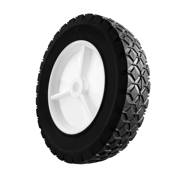 CaraMart 8 Inch Replacement Wheel 72-108 Rubber Plastic Tire For Craftsman For Weber BBQ Grill Lawn Mower Utility Cart Hand Truck Part