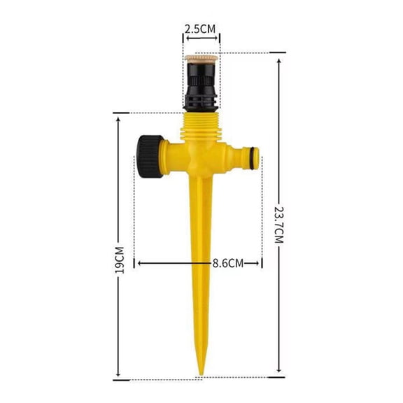CaraMart Adjustable Mist Water Distribution Customizable Output For Garden Hose