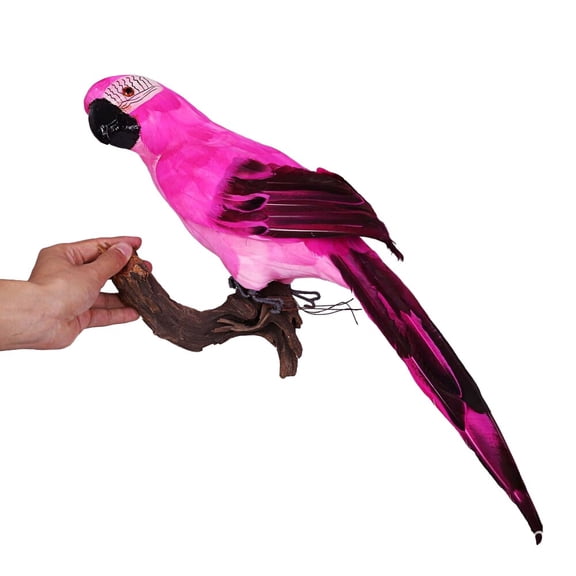 CaraMart Artificial Birds Feathered Fake Shoulder Parrot Decor Model for Decoration