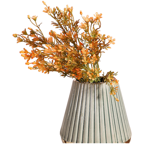 CaraMart Artificial Lavender Grass 5 Branch Bouquet Home Office Wedding Decoration Pink