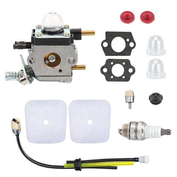 CaraMart C1U-K54A/7222E/7225/7230 Carburetor, Air Filter, Fuel Line, Bulb, Spark Parts