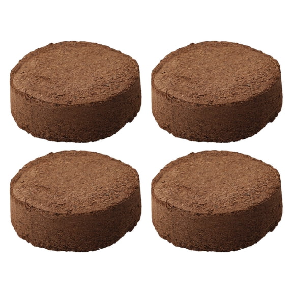 CaraMart Coconut Fiber Compressed Soil Blocks for Indoor Plants Eco Friendly Planting Medium for Germination and Root Development