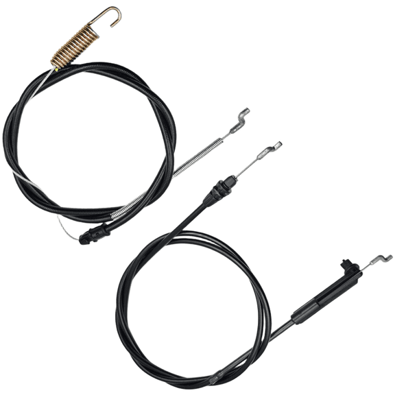 CaraMart Complete 2-Cable Set For Toro Mowers: Traction & Brake Cables For Easy Install Replacement Parts For Garden Power Tools