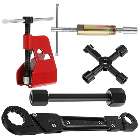 CaraMart Dual Head Tire Socket Wrench Compression Sleeve Puller Tool Pipe Ring Removal