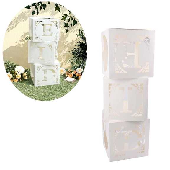 CaraMart Festive Decorative Box Set 3 Pieces Designed Specifically for Eid Celebrations Featuring Unique Symbolic Patterns