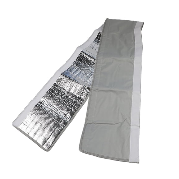 CaraMart For Heat Pumps Duct Insulation Cover Copper Pipe Cover Flexible AC Pipe Insulation Removal 600D Oxford Fabric Reusability