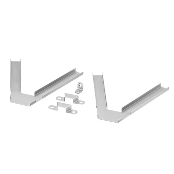 CaraMart Galvanized Corner Hardware Kit for Billy Bookcases: Easy Storage Solutions