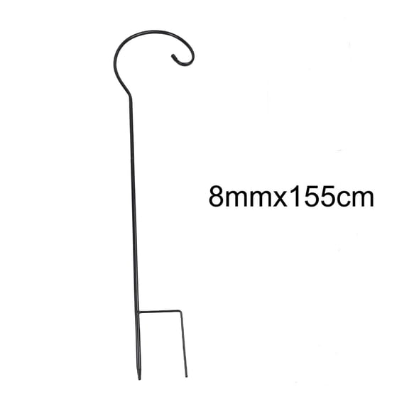 CaraMart Garden Decor Hanging Hook Birdbath Support 8mm*115cm Versatile Usage Easy Installation Functional Outdoor Space