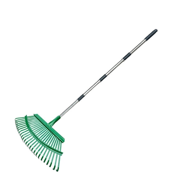 CaraMart Garden Rake with Handle Lawn Rake Garden Rake for Leaf Rake for Gardening