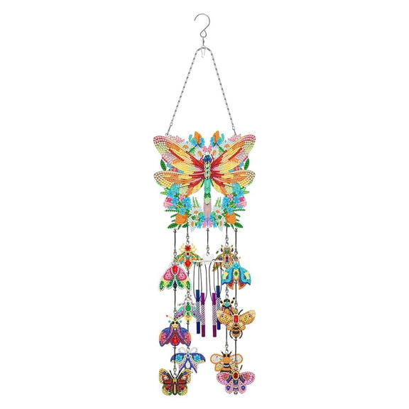 CaraMart Garden Sun Catcher DIY Wind Chime Color A Mosaic Making Relaxation And Tranquility Unique Decorations User-friendly