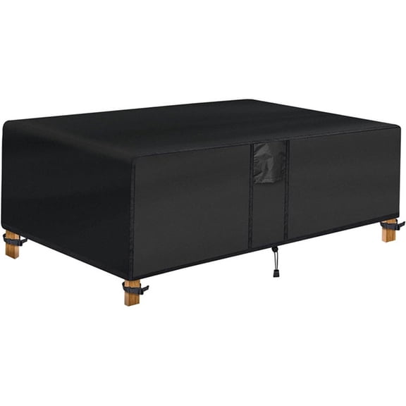 CaraMart Garden Table Cover Outdoor Table Cover Secure Fastening Cover For Coffee Tables