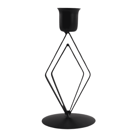 CaraMart Geometric Wrought Iron Candlesticks Wedding Party Crafts Ornaments Home Decor