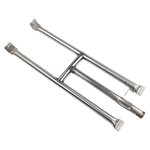 CaraMart Grill Burner Head Adjustable Gas Inlets Easy Installation Easy To Clean