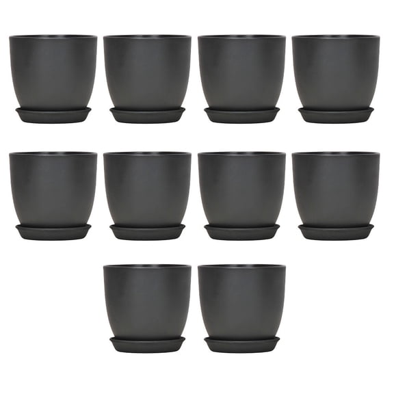 CaraMart Home Garden Ornaments Plant Pots with Pallet